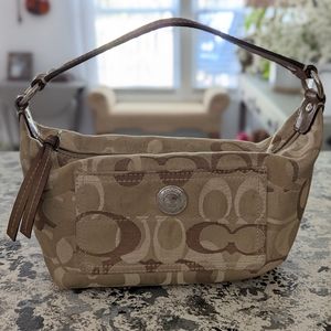 Coach signature mini tote